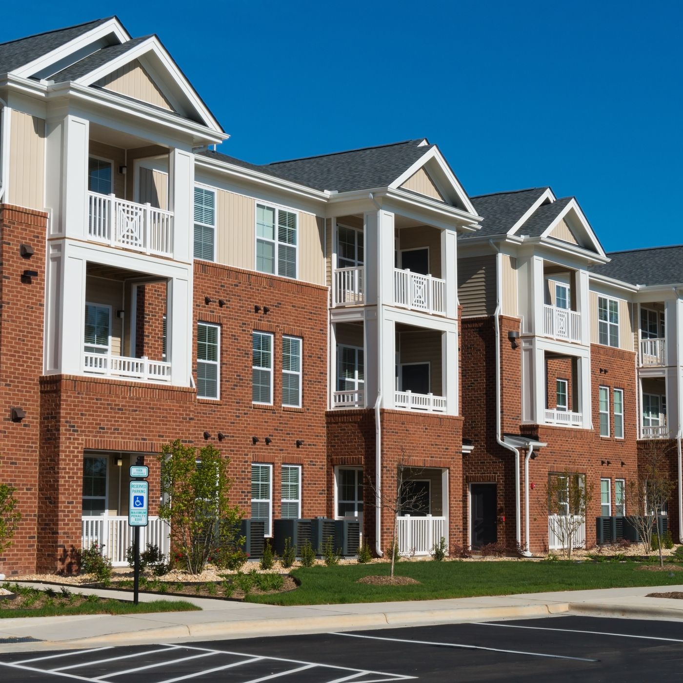 Three-storey garden-style apartment walk-ups, the suburban communities CLASS leases